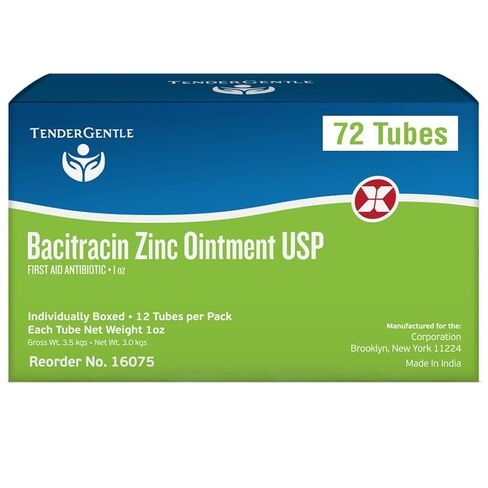 Bacitracin Antibiotic Ointment USP - 1 oz Topical Antibiotic First Aid Ointment - Helps Prevent Infection in Minor Cuts, Scrapes, and Burns in Saudi Arabia