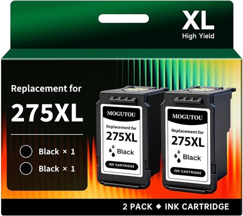 275XL Ink Cartridges for Canon Printers Replacement for Canon PG275XL 275XL Black Ink Cartridge 275 PG275 XL High Yield for TS3500 TS3520 TS3522 TS3720 TS3722 TR4720 TR4700 TR4722 Printers (2 Black) in Kuwait