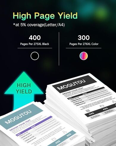 275XL Ink Cartridges for Canon Printers Replacement for Canon PG275XL 275XL Black Ink Cartridge 275 PG275 XL High Yield for TS3500 TS3520 TS3522 TS3720 TS3722 TR4720 TR4700 TR4722 Printers (2 Black) in Kuwait