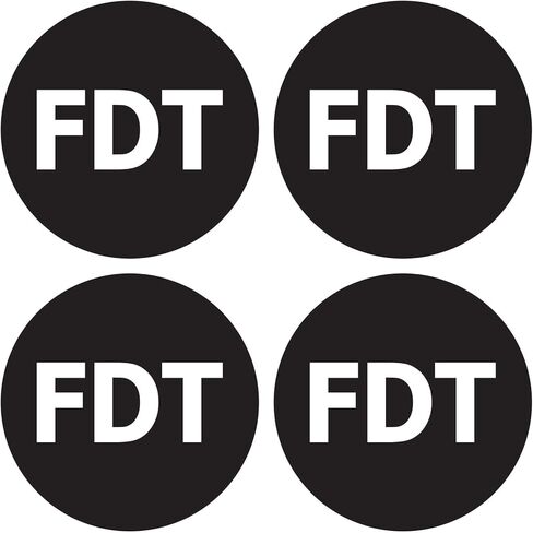 FDT 2.0 بوصة ملصق مستدير مضاد لترامب ملصق مضاد للطقس FDT ملصقات اللعنة دونالد ترامب مجموعة من 4 in Kuwait