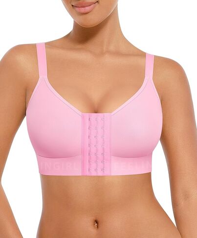 FeelinGirl Post Surgery Bra Front Closure for Women Compression Posture Corrector Everyday Shapewear Top in Saudi Arabia