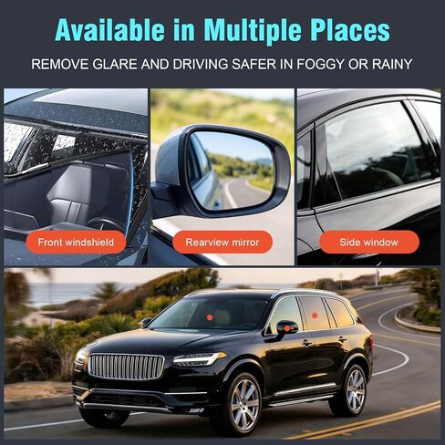Oil Film Remover for Car Windshield, Powerful Auto Glass Cleaner for Water Spots & Road Grime, Anti Fog Formula, Streak Free Car Window Cleaner, Improve Windshield Clarity for Safe Driving in Saudi Arabia