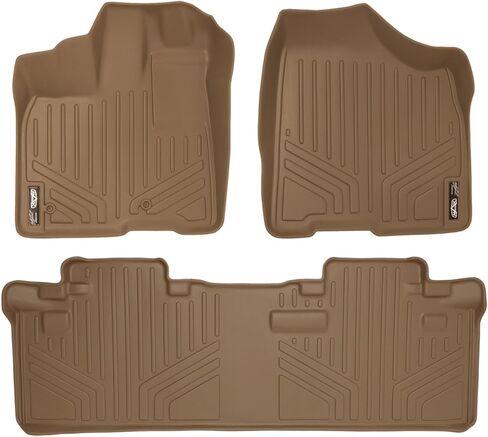 MAXLINER All Weather Custom Fit Cargo Trunk Liner Floor Mat Behind 2nd Row Black Compatible with 2011-2020 Toyota Sienna in Saudi Arabia