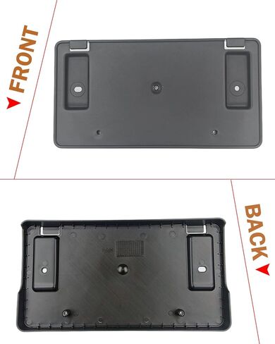Front License Plate Frame for Ford Ranger 2024 2025 2026 (Exclude Raptor) NO Drill Front Bumper License Plate Holder Mounting Bracket Replace# N1WZ17A385N FO1068206 in Saudi Arabia
