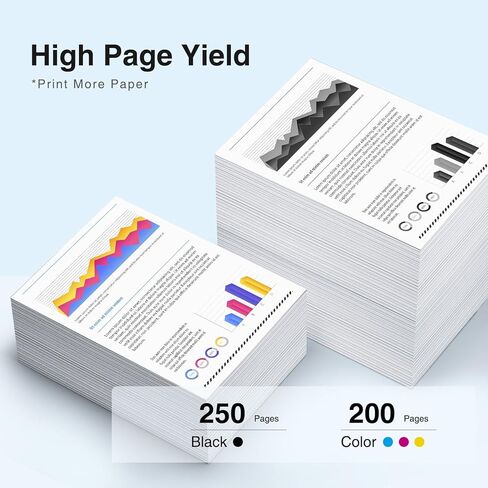 Starink LC501 Ink Cartridges 4 Pack, Replacement for Brother LC501 LC501XL Series LC501 Ink, Works with Brother Work Smart MFC-J1360DW MFCJ1360DW MFC-J1260DW MFC-J1410DW Printers & MFC-J1360DW Ink in Kuwait