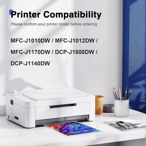 Starink LC401XL Ink Cartridges for Brother Printer High Yield 5 Pack, Compatible Replacement for Brother LC401 Ink Cartridges for Brother MFC-J1010DW MFC-J1170DW MFC-J1012DW MFC-J1800DW in Kuwait