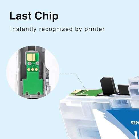 Starink LC401XL Ink Cartridges for Brother Printer High Yield 5 Pack, Compatible Replacement for Brother LC401 Ink Cartridges for Brother MFC-J1010DW MFC-J1170DW MFC-J1012DW MFC-J1800DW in Kuwait