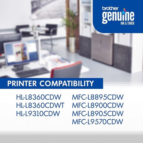 خرطوشة حبر سوداء أصلية TN436BK عالية الإنتاجية من Brother، تصل إلى 6500 صفحة، لـ HL-L8360CDW، HL-L8360CDWT، سلسلة MFC-L8900CDW، HL-L9310CDW والمزيد، مع بطاقة التنزيل الرقمية لأساسيات الطابعة in Saudi Arabia