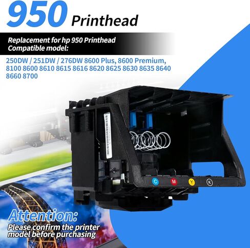 استبدال رأس الطباعة HP 950 951، مناسب لرأس الطباعة الملون HP Officejet Pro 8100 8600 8610 8620 8630 8640 251DW 276DW in Kuwait