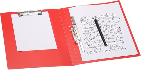 PATIKIL Ringless-Binder، مجلدات A4، مجلدات مجلدات بدون ثقوب، مجلد بمشبك بادفوليو، مجلد مجلدات مستندات بلاستيكية قابلة للطي، مقاطع معدنية لمستلزمات مكتب الملفات، ADM95093B، أزرق in Saudi Arabia