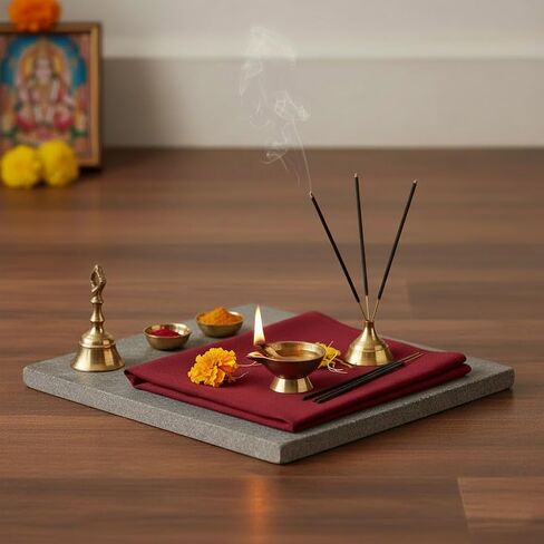 Satvik 1.25 Meter Red Cloth for Pooja, Lal Kapda for Puja, Aasan Devi Vishnu Satyanarayan Kathaa Ganapti Bhappa Bhagwan Sthapana Navratri Pujan Fabric Vastra Hawan Anushthan Diwali Puja (RED) in Saudi Arabia