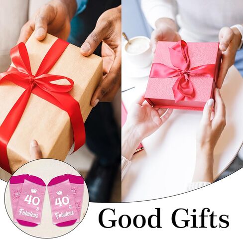 40th Birthday Gifts for Women - Mom Sister Wife Aunt Daughter Friends Mother Birthday Gift Ideas for Her Socks,Stocking Stuffers,Cozy Warm Gift from Daughter Son Brother Husband Newphew Niece in Saudi Arabia