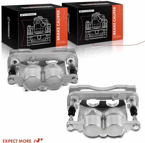 A-Premium Front Disc Brake Caliper & Brake Hydraulic Hoses Compatible with Chevrolet & GMC & Cadillac Models - Silverado/Suburban 1500, Tahoe, Avalanche, Sierra 1500, Yukon XL 1500, Escalade ESV/EXT in Saudi Arabia
