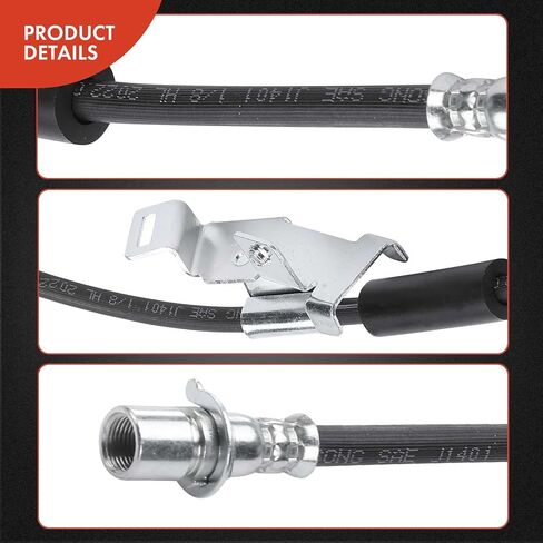 A-Premium Front Disc Brake Caliper & Brake Hydraulic Hoses Compatible with Chevrolet & GMC & Cadillac Models - Silverado/Suburban 1500, Tahoe, Avalanche, Sierra 1500, Yukon XL 1500, Escalade ESV/EXT in Saudi Arabia