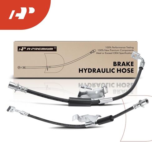 A-Premium Front Disc Brake Caliper & Brake Hydraulic Hoses Compatible with Chevrolet & GMC & Cadillac Models - Silverado/Suburban 1500, Tahoe, Avalanche, Sierra 1500, Yukon XL 1500, Escalade ESV/EXT in Saudi Arabia