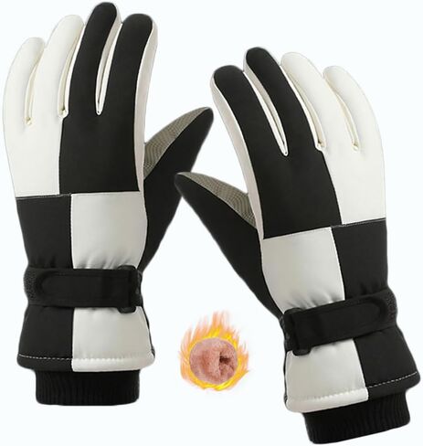 SPOTFISH Snow Gloves Women Ski Waterproof Touchscreen Winter Warm Snowboarding in Saudi Arabia