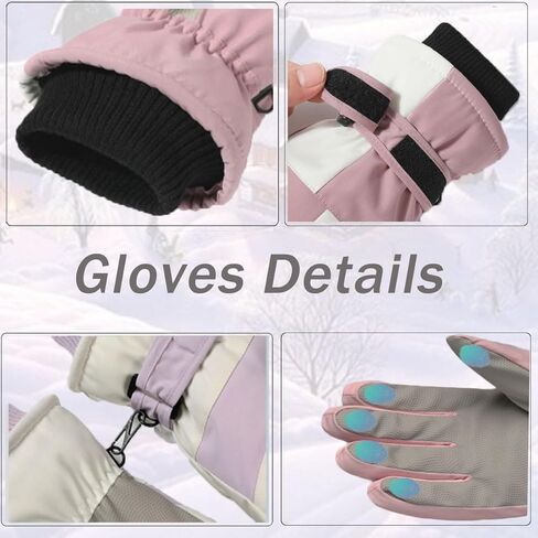 SPOTFISH Snow Gloves Women Ski Waterproof Touchscreen Winter Warm Snowboarding in Saudi Arabia