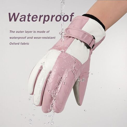SPOTFISH Snow Gloves Women Ski Waterproof Touchscreen Winter Warm Snowboarding in Saudi Arabia