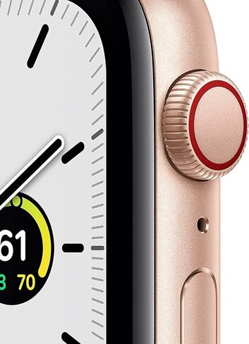 Apple Watch Series SE (GPS + Cellular, 44MM) Gold Aluminum/Starlight Band (Renewed) in Saudi Arabia