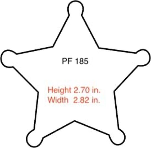 Perfect Fit Shield Wallets Florida Sheriff Five-Point Star or Ohio Sheriff Neck Badge and ID Holder Leather Black (Cutout PF185) in Saudi Arabia