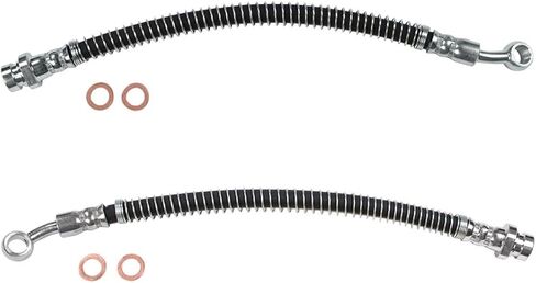 ‎A-Partrix Rear Brake Hose Replacement, 2PC Break Hydraulic Hose Kit Rear Brake Lines fits Kia Optima 2010 2009 2008 2007 2006 in Saudi Arabia