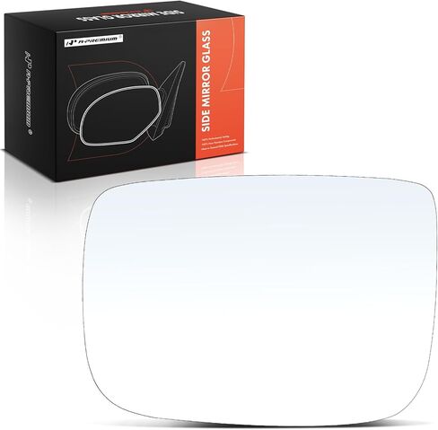 زجاج مرآة مدفأ على الجانب الأيسر للسائق من A-Premium مع لوحة خلفية - متوافق مع فولفو XC60 2010-2017 - مرآة مسطحة للرؤية الجانبية الخارجية in Saudi Arabia
