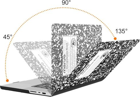 MOSISO Compatible with MacBook Pro 16 inch Case 2025 2024 2023 2022 2021 M4 M3 M2 M1 A3403 A3186 A2991 A2780 A2485 Pro Max Chip,Protective Plastic Composition Book Hard Shell Case&Keyboard Cover,Black in Saudi Arabia
