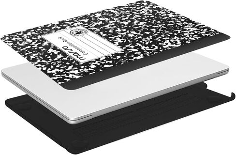 MOSISO Compatible with MacBook Pro 16 inch Case 2025 2024 2023 2022 2021 M4 M3 M2 M1 A3403 A3186 A2991 A2780 A2485 Pro Max Chip,Protective Plastic Composition Book Hard Shell Case&Keyboard Cover,Black in Saudi Arabia