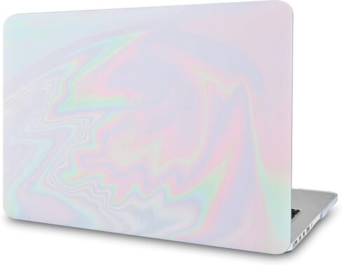 KECC متوافق مع حافظة MacBook Pro 13 بوصة 2020-2025، إصدار 2016-2019 M2 M1 A2338 A2289 A2251 A2159 A1989 A1706 A1708 غلاف صلب بلاستيكي + غطاء لوحة مفاتيح + واقي شاشة، وردي خيالي in Kuwait