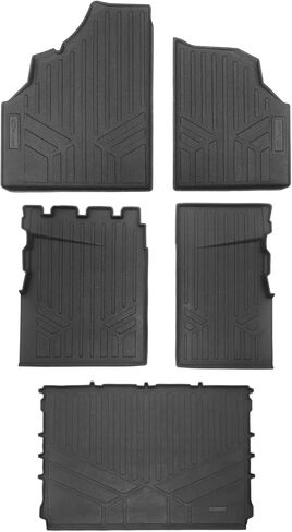 SMARTLINER All Weather Protection Custom Fit Black 1st Row Rugged Rubber Floor Liner Set Compatible with 2020-2025 Can-Am Defender in Saudi Arabia