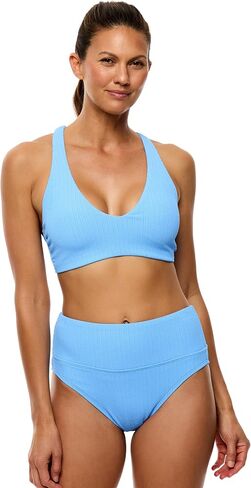 Next by Athena Women's Mini Pucker Rib Bralette Bikini Swimsuit Top in Saudi Arabia