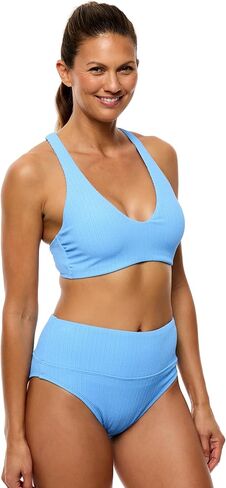 Next by Athena Women's Mini Pucker Rib Bralette Bikini Swimsuit Top in Saudi Arabia
