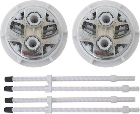2-Pack 48mm Toilet Flush Buttons - Universal Dual Push Button Replacement for Glacier Bay in Kuwait
