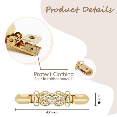 6 Pcs Cinch Clips, Shirt Clips Vintage Dress Clip Back Cinch, Sweater Clip for Women Clothing to Tighten Pant Waist in Saudi Arabia