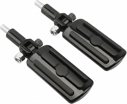 طقم تركيب مسند قدم الركاب مع أوتاد متوافقة مع Harley Softail FXST FLSTC FLSTF FXSTD FLSTS FLSTN 2000-2006 يستبدل OEM 50942-00 - كروم in Saudi Arabia