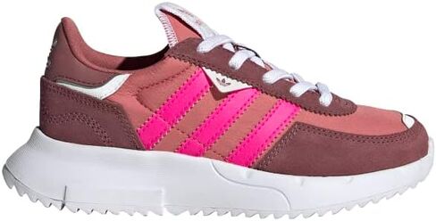 adidas Originals Kids Unisex-Baby Retropy F2 Team Mid Grey/Blue Rush/White (Elastic) 9 Toddler, 9 US in Saudi Arabia