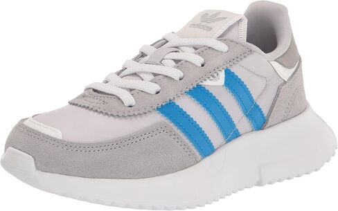 adidas Originals Kids Unisex-Baby Retropy F2 Team Mid Grey/Blue Rush/White (Elastic) 9 Toddler, 9 US in Saudi Arabia