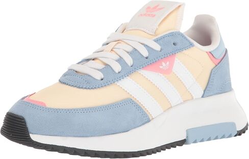 adidas Originals Kids Unisex-Baby Retropy F2 Team Mid Grey/Blue Rush/White (Elastic) 9 Toddler, 9 US in Saudi Arabia