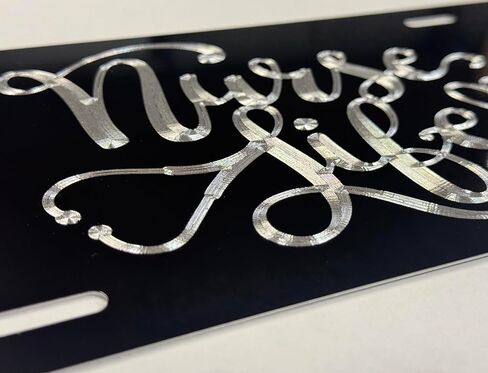 سماعة الطبيب ممرضة الحياة الماس محفورة لوحة ترخيص سيارة علامة هدية عظيمة in Kuwait