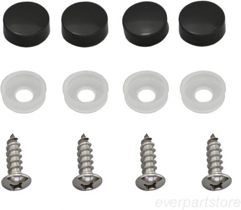 إطار لوحة ترخيص من الفولاذ المقاوم للصدأ LFPartS أسود 4 فتحات للسيارات والشاحنات تظهر دعم الشرطة وضباط إنفاذ القانون (خط أزرق رفيع) in Saudi Arabia