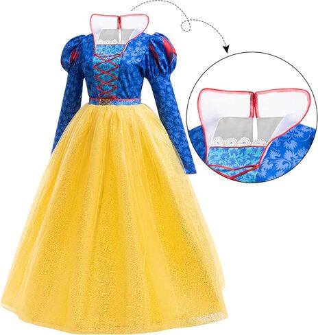 فستان الأميرة للسيدات للهالوين للبالغين مع عصابة رأس لحفلات أعياد الميلاد والهالوين فستان فاخر من التول in Kuwait