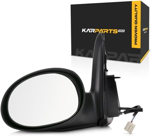 For Chrysler PT Cruiser 2004-2010 Door Mirror Passenger Side | Power | Non-Folding | Type 2 | Textured Black | Non-Heated | Replacement For CH1321261 | 5067422AD in Kuwait
