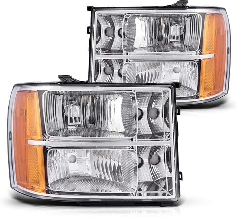 Torchbeam Headlight Assembly Compatible with 2010-2013 Mazda 3 OE Style Headlamp Replacement Clear Reflector Clear Lens Chrome Housing for MA2518130, MA2519130 Front Light Driver & Passenger Side in Kuwait