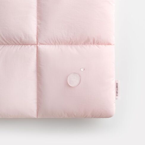 Comfyable Puffy Laptop Sleeve 15 Inch 16 Inch with Electronics Organizer Travel Case, Light Pink in Kuwait