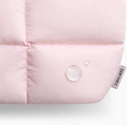 Comfyable Puffy Laptop Sleeve 15 Inch 16 Inch with Electronics Organizer Travel Case, Light Pink in Kuwait