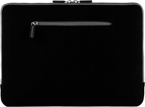 SumacLife Micro Suede Carrying Sleeve with Rear Pocket for 13-13.3 Inches Laptops (SLMSuede13BGRY) in Saudi Arabia