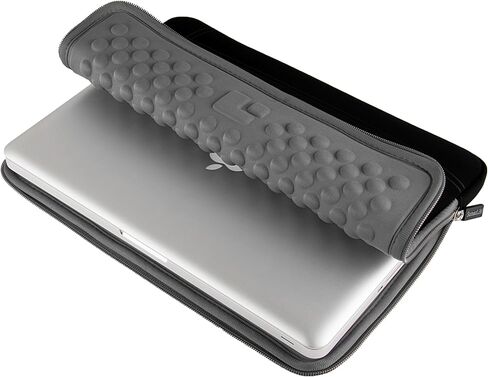 SumacLife Micro Suede Carrying Sleeve with Rear Pocket for 13-13.3 Inches Laptops (SLMSuede13BGRY) in Saudi Arabia