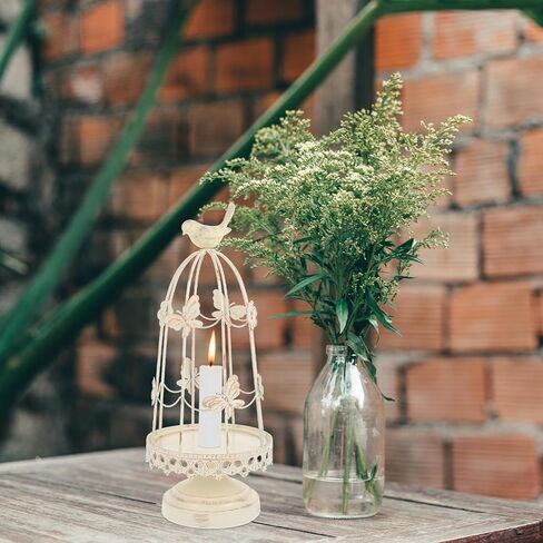 BESPORTBLE Vintage Bird Cage Shape Iron Candlestick Creative Wedding Party Decor Elegant Desktop Adornment for Indoor Outdoor Centerpieces in Saudi Arabia