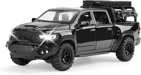 Toy Dodge Mammoth Pickup Truck Model Car Vehicle Toy for Kids Boys 3+ Years, Diecast Metal Truck with Sound and Light, 1:32 Alloy Toy Truck for Kids Birthday Gift and Model Collection in Saudi Arabia