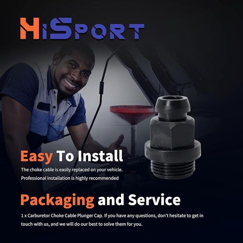 HiSport Carburetor Choke Cable Plunger Cap - Compatible with Yamaha Grizzly 300 350 400 450 600 660 in Saudi Arabia